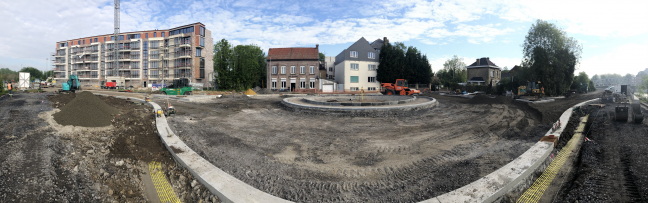 A Comines le planning sera respecté et que le rond-point sera bien accessible à la mi-juillet