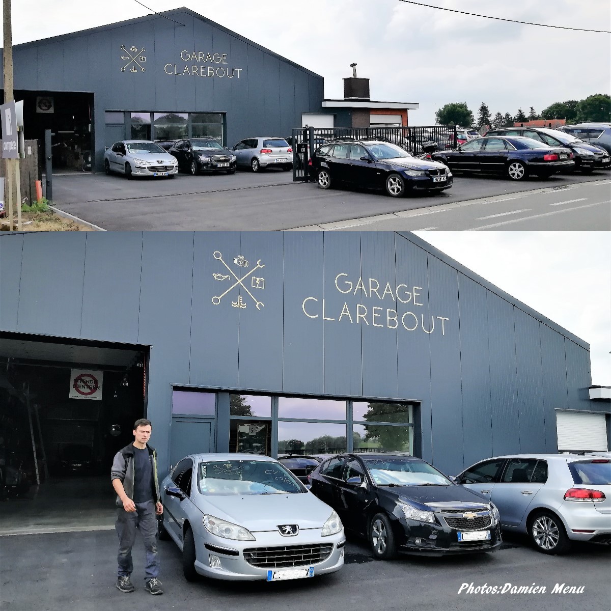 Le garage Nicolas Clarebout a déménagé il est désormais au 181 de la rue de Messines à Warneton.