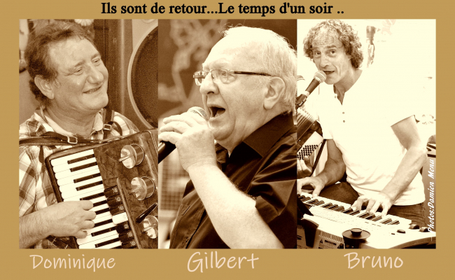 Dominique, Gilbert et Bruno, un trio de musiciens sera reconstitué le jeudi 30 septembre à 20h30 au café de la Grand-Place à Ploegsteert