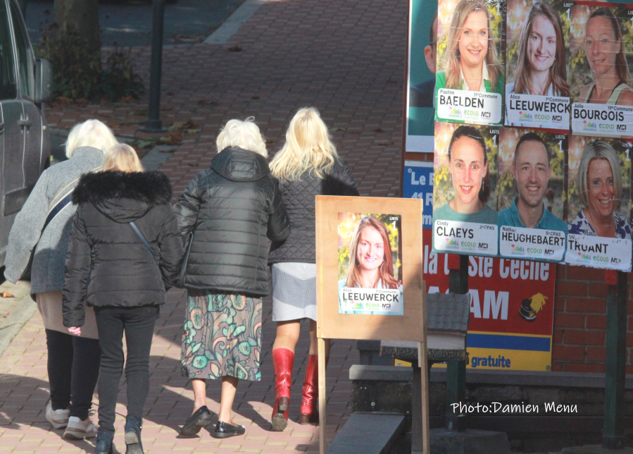 Il y avait un rayon de soleil pour se rendre vers les bureaux de vote