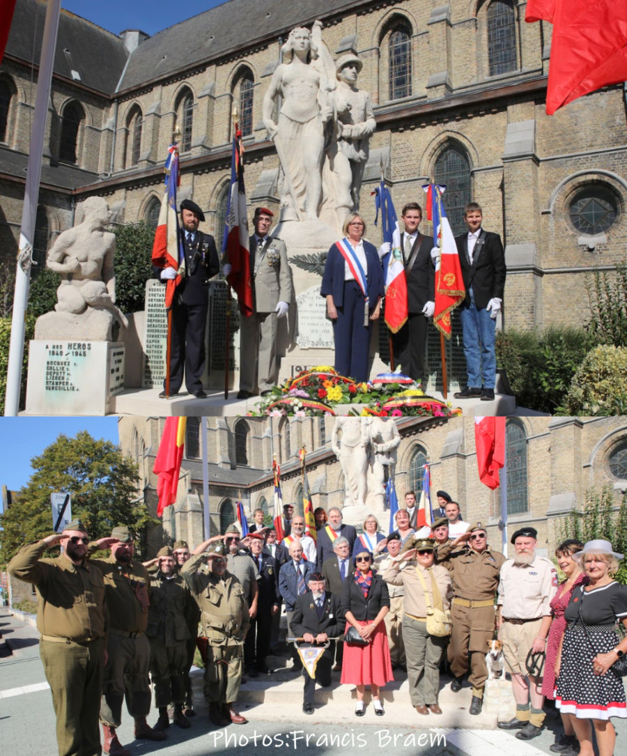 Le 81ème anniversaire de la Libération à Comines.