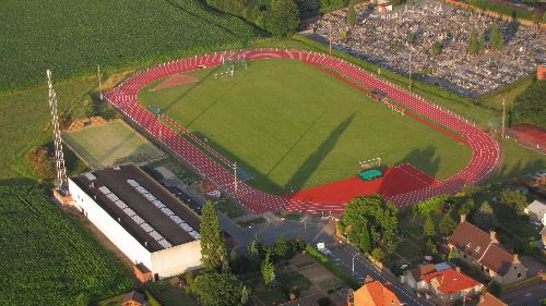 Le Bizet, sa nouvelle piste d'athlétisme