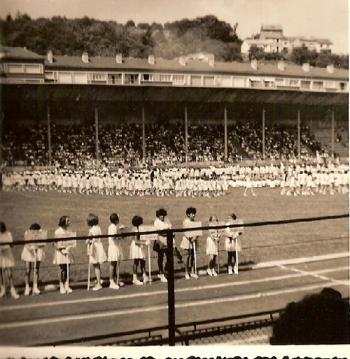 Fête de la jeunesse au stade deschaseaux 1962
