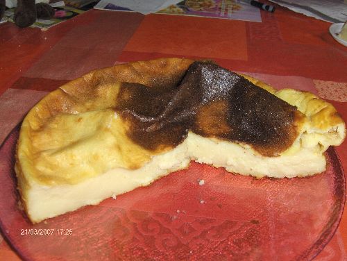 oups un peu plus il n\'y avait plus de flan pour la photo