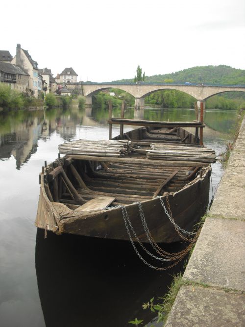 une gabare à Beaulieu