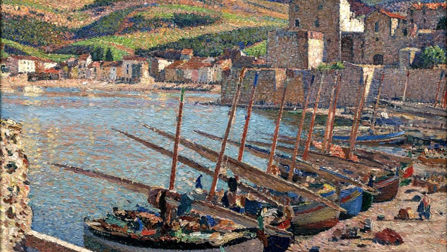 henri Martin les barques à Collioure.jpg