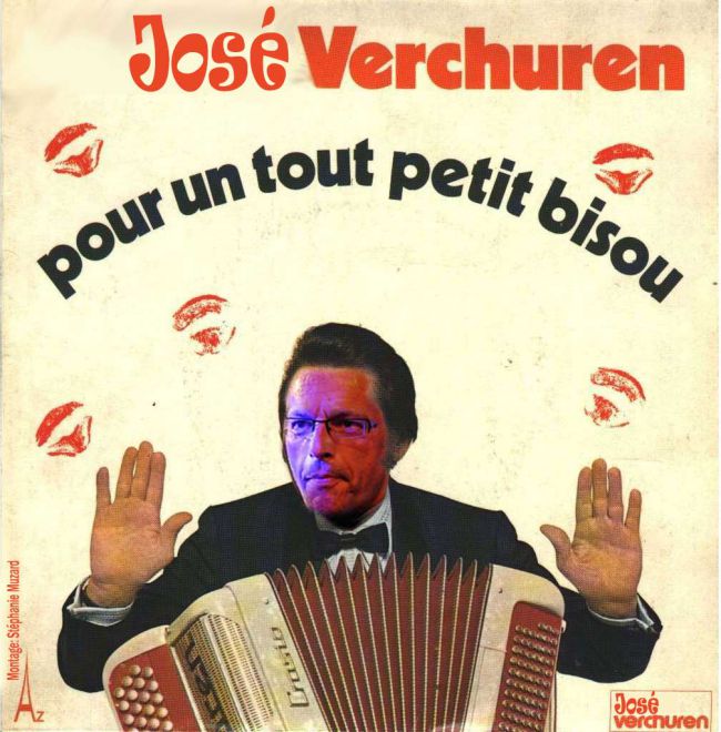 Cadeau fausse pochette de disque vinyl pour José Louyot