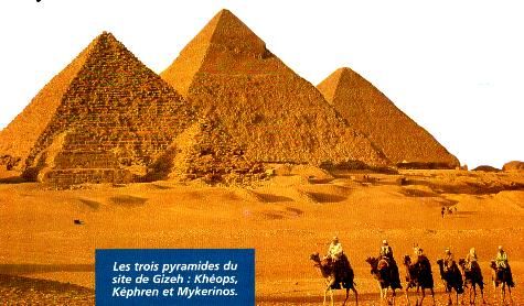pyramides d\'egypte