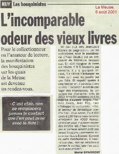La Meuse, 6 août 2001