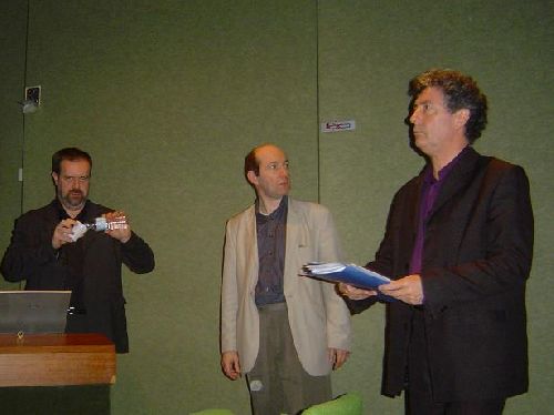 Avec Alfu (éditions Encrage) et Daniel Compère (Université de Paris III)
