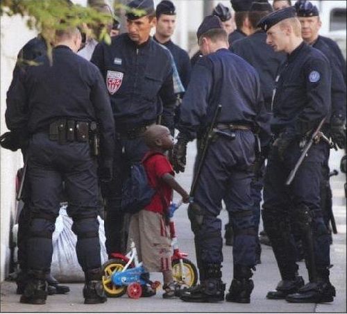 Arrestation musclée