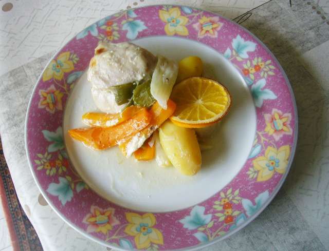 Poisson en papillote.