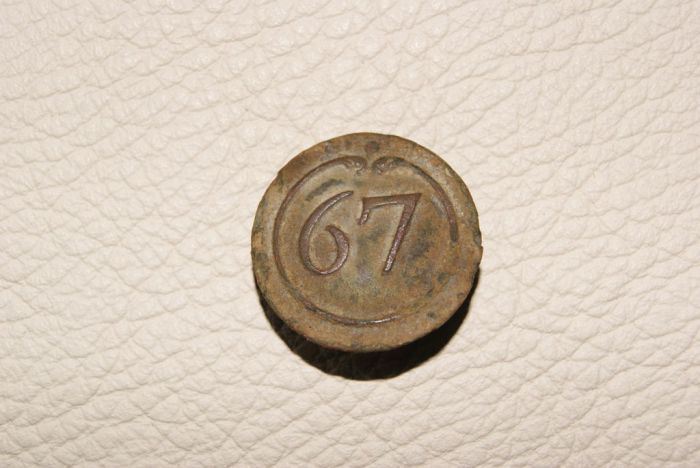 Bouton du 67 ème régiment