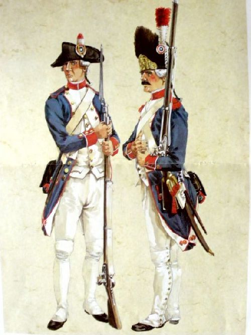 Deux gardes nationaux de 1793