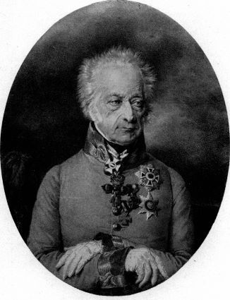 Le général autrichien Heinrich Graf Von Bellegarde