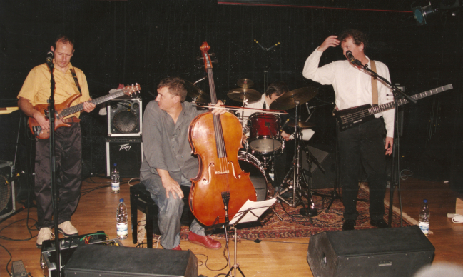 Triton, Paris, John Greaves Trio guests Vincent Courtois (2001)