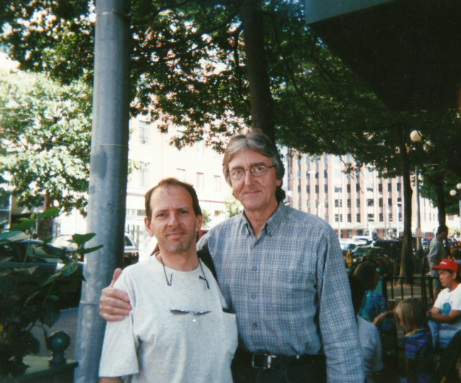 Seattle 2002 with Allan Holdsworth (my second biggest influence, after J.McLaughlin)