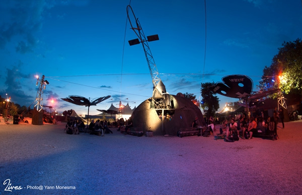 déco HELLFEST VIP 2014 - art contemporain, sculptures et installations  visuelles