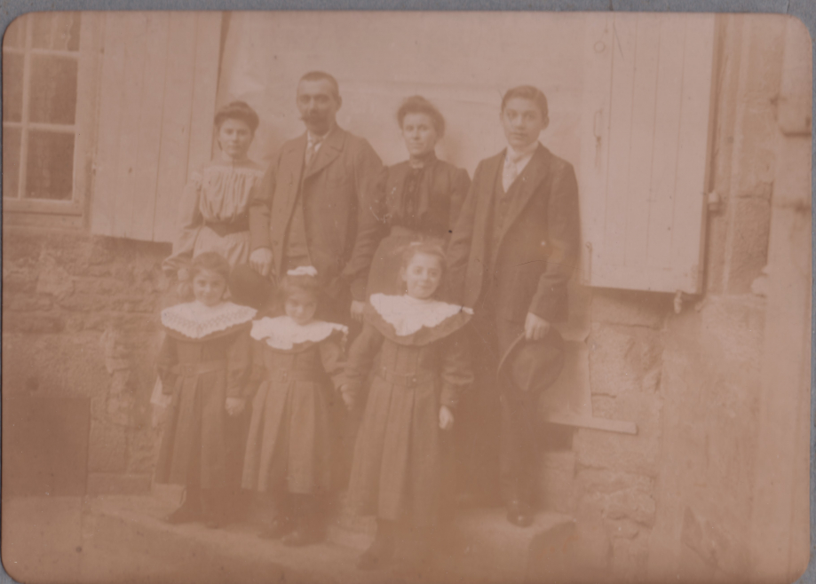 famille DEGROUAS Alençon vers 1903