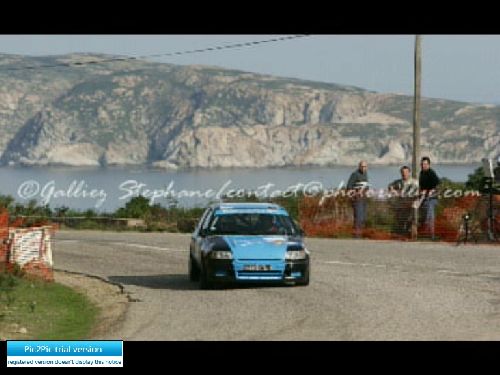 Clio Finale Coupe de France des rallyes  en Corse 2005