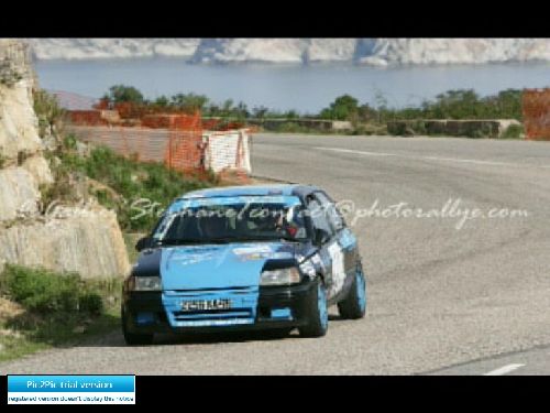 Clio Finale Coupe de France des rallyes  en Corse 2005