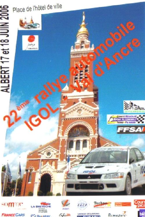 Affiche Rallye Val d\' Ancre 2006