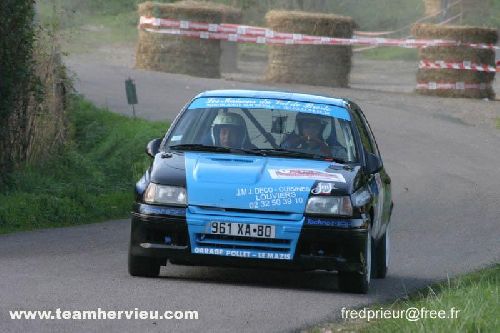 Clio Rallye de Normandie Beuzeville 2006 par Team HERVIEUX