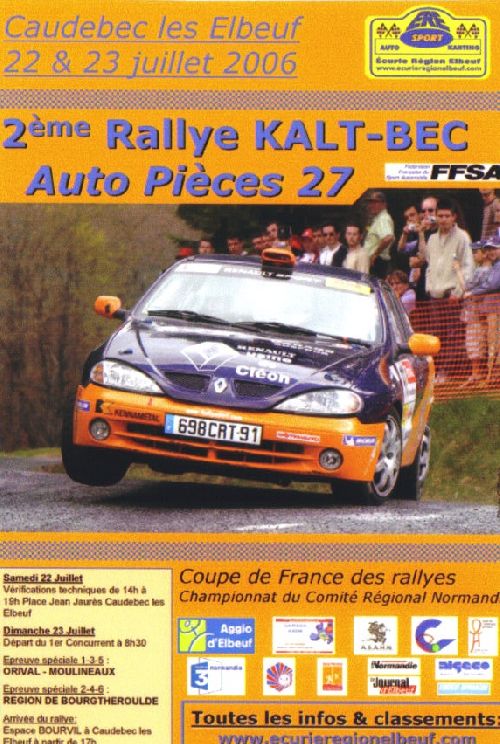 Affiche Rallye Kalt Bec 2006