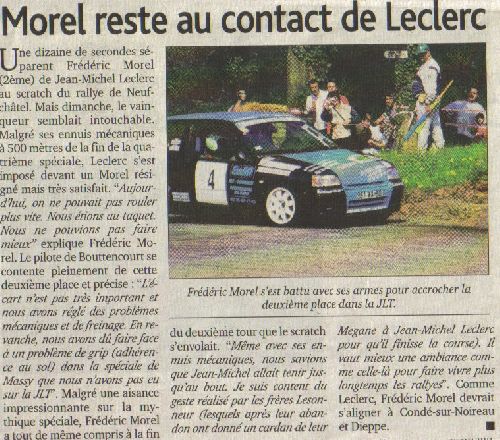 Article de journal sur le Rallye de Neufchâtel en bray 2007 par Nicolas THERIER *******************(cliquez sur l' article pour pouvoir le lire)