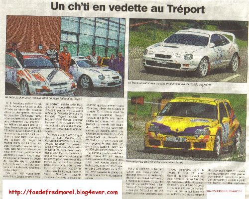 Article relatant le rallye du TREPORT partie 1 *  cliquez pour agrandir*