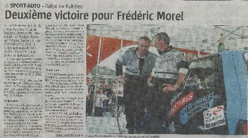 Article de presse du KALT BEC du journal d' ELBEUF (Merci à benjindo)