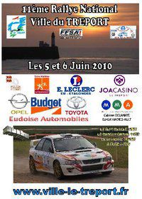 Affiche rallye du TREPORT 2010