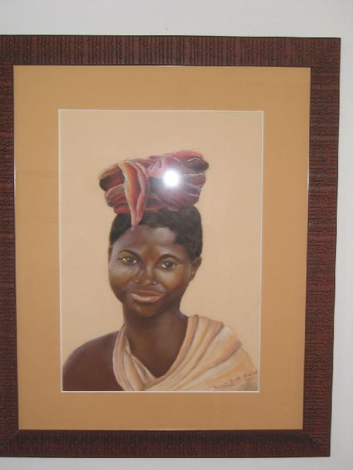 Portrait africain (pastel sec) 2005