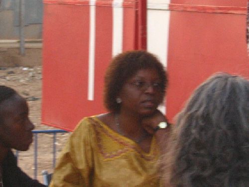 Aline Koala ministre de le culture du Burkina sur le plateau de RFI