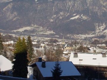 vue de cordon depuis les remontées mécaniques