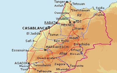 Visualisation de la ville de Casablanca