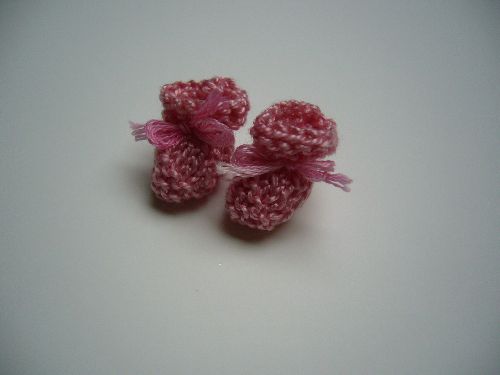 chaussons roses 1.5 cm