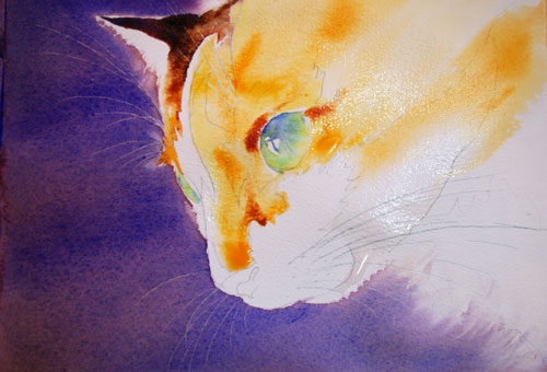 Pas A Pas Chat Accessible Aquarelle Marichalar Watercolor