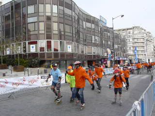 départ de la rando familiale : 3500 participants.