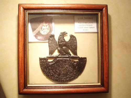 plaque de shako GARDE NATIONALE