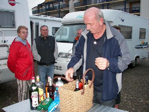 L'apéro des organisateurs. 