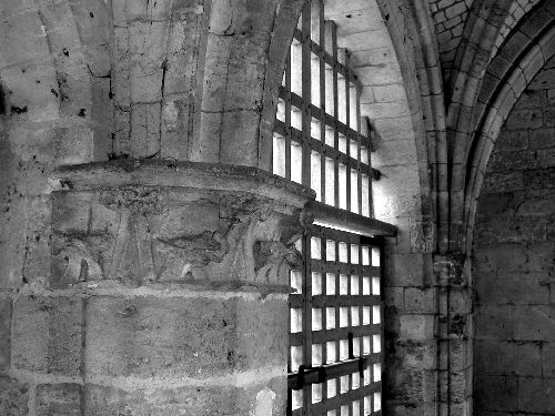 Jumièges : l'abbaye (détail)