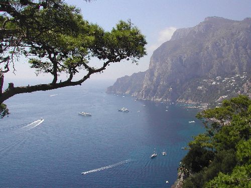 Capri - vue sur Marina Piccola