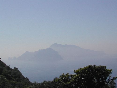 Capri - vue de la pointe Campanella