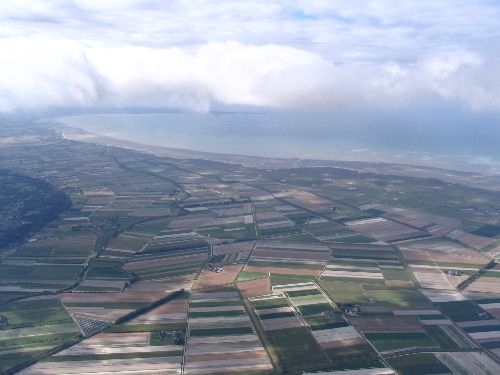 les podères dans la baie du Mt St Michel