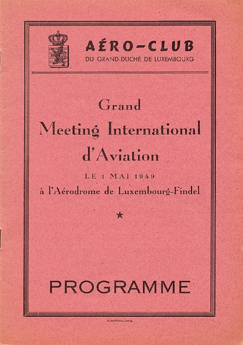 Luxembourd-Findel  mai 1949
