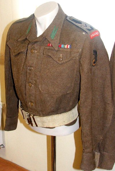 Battle-dress de sergeant-chef du 1er régiment antiaérien