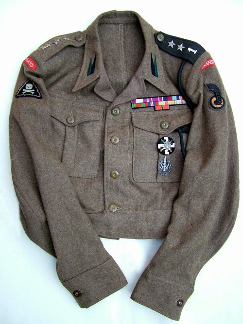 Battle-dress de lieutenant du 1er PAMot