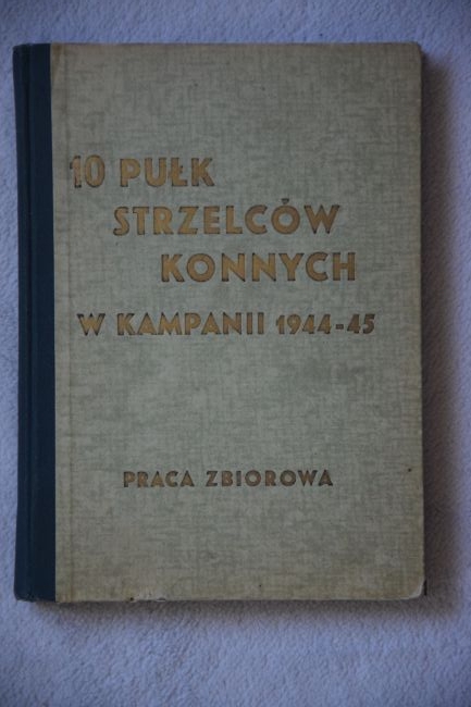 Livre du 10ème régiment de Chasseurs à cheval