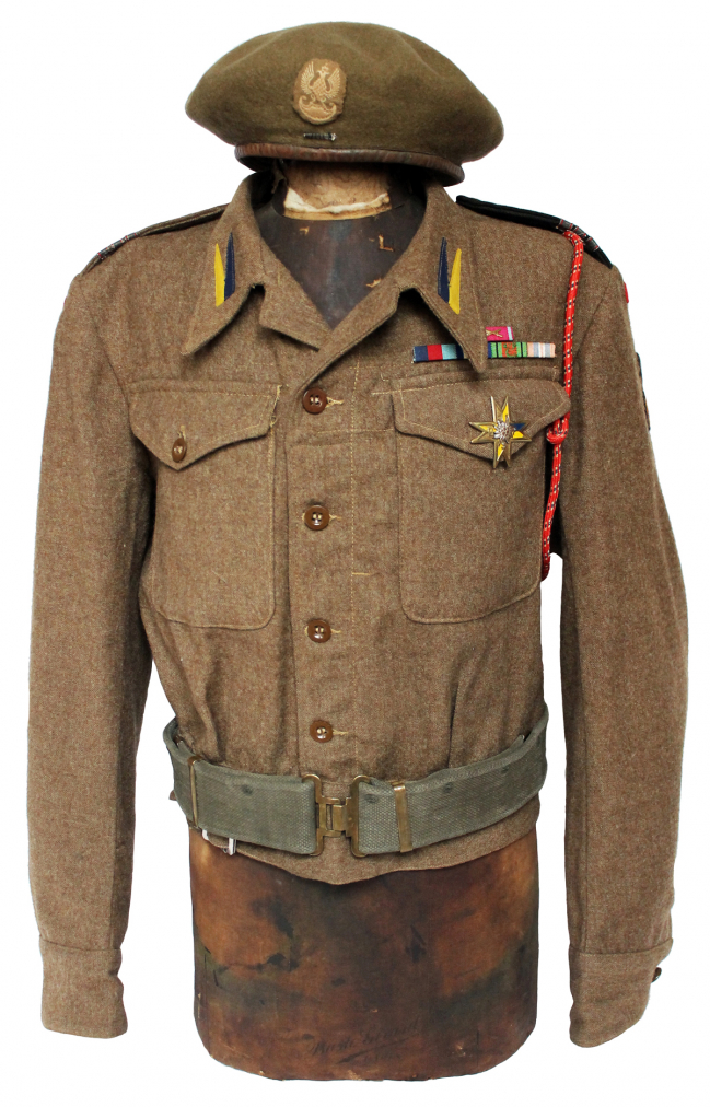 Battle-dress de caporal-chef du bataillon de chasseurs de Podhale